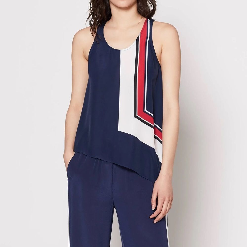 Joie Edweina Asymmetric Tank Top Size Large